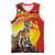 Australia and Papua New Guinea Together Basketball Jersey Bird-of-paradise and Kangaroo with Oro Tapa and Aboriginal Art Motifs - Polynesian Pride