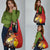 Australia and Papua New Guinea Together Grocery Bag Bird-of-paradise and Kangaroo with Oro Tapa and Aboriginal Art Motifs - Polynesian Pride