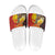 Australia and Papua New Guinea Together Slide Sandals Bird-of-paradise and Kangaroo with Oro Tapa and Aboriginal Art Motifs - Polynesian Pride