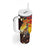 Australia and Papua New Guinea Together Tumbler With Handle Bird-of-paradise and Kangaroo with Oro Tapa and Aboriginal Art Motifs - Polynesian Pride