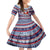 fiji-christmas-kid-short-sleeve-dress-fijian-santa-and-coat-of-arms-mix-tapa-pattern-striped-style