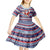 fiji-christmas-kid-short-sleeve-dress-fijian-santa-and-coat-of-arms-mix-tapa-pattern-striped-style