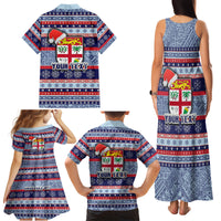 custom-fiji-christmas-family-matching-tank-maxi-dress-and-hawaiian-shirt-fijian-santa-and-coat-of-arms-mix-tapa-pattern-striped-style