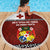 Tongan Culture Beach Blanket Ngatu Art Tattoo and Emblem of Tonga