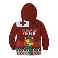 Tongan Christmas Kid Hoodie Kilisimasi Fiefia with Ngatu Art Tattoo
