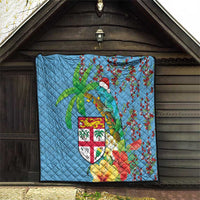 Fijians Iguana Tagimoucia Christmas Quilt Christmas Palm Tree and Hibiscus LT03 - Polynesian Pride