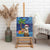 The Funny Santa Wears Sulu Christmas Canvas Wall Art Fijian Christmas Palm Tree With Masi Art Tattoo