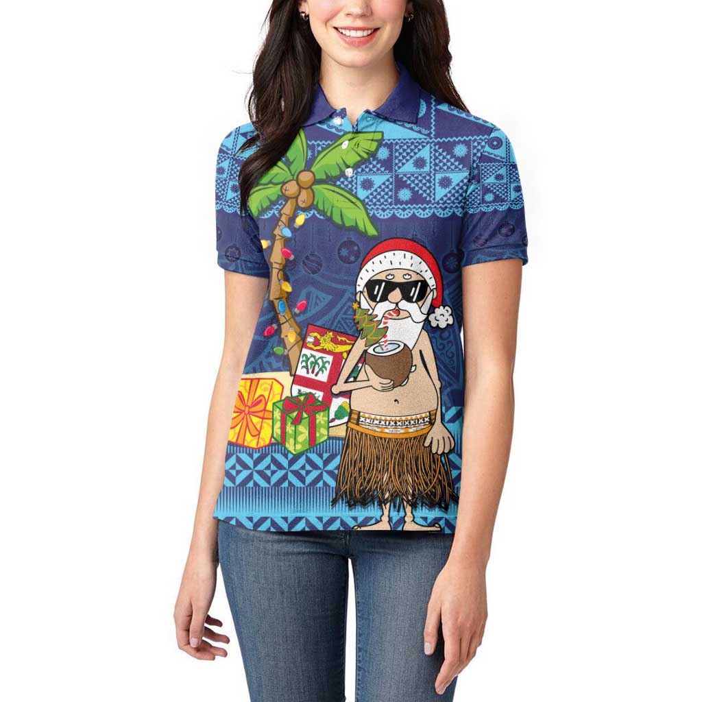 Funny Santa Graphic T-Shirt For Women - Merry Christmas Short Sleeve Tee Top