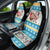 Custom Hawaii Mele Kalikimaka Car Seat Cover Funny Santa and Coconut Mix Kakau Pattern LT03 - Polynesian Pride