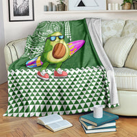 Hawaii Blanket Aloha Funny Avocado Mix Kakau Hawaiian Tribal LT03 - Polynesian Pride