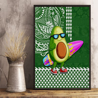 Hawaii Canvas Wall Art Aloha Funny Avocado Mix Kakau Hawaiian Tribal LT03 - Polynesian Pride