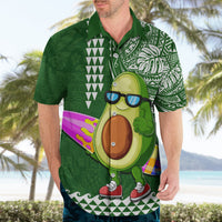 Hawaii Hawaiian Shirt Aloha Funny Avocado Mix Kakau Hawaiian Tribal LT03 - Polynesian Pride