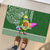 Aloha Avocado Funny Fruits Custom Rubber Doormat Mix Hawaiian Kakau Tribal LT03 - Polynesian Pride