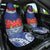 Samoan Tapa Car Seat Cover Ula Fala and Teuila Flower LT03 One Size Blue - Polynesian Pride