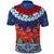 Samoan Tapa Polo Shirt Ula Fala and Teuila Flower LT03 - Polynesian Pride
