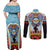 Royal New Zealand Air Force ANZAC Day Couples Matching Off Shoulder Maxi Dress and Long Sleeve Button Shirt Te Tauaarangi o Aotearoa LT03 - Polynesian Pride