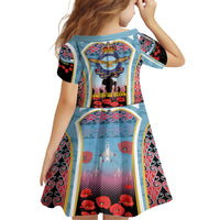 Royal New Zealand Air Force ANZAC Day Family Matching Short Sleeve Bodycon Dress and Hawaiian Shirt Te Tauaarangi o Aotearoa LT03 - Polynesian Pride