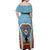 Royal New Zealand Air Force ANZAC Day Off Shoulder Maxi Dress Te Tauaarangi o Aotearoa LT03 - Polynesian Pride