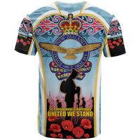 Royal New Zealand Air Force ANZAC Day T Shirt Te Tauaarangi o Aotearoa LT03 - Polynesian Pride