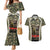 New Zealand and Australia ANZAC Day Couples Matching Mermaid Dress and Hawaiian Shirt Koala and Kiwi Bird Soldier Gallipoli Camouflage Style LT03 Green - Polynesian Pride