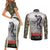 New Zealand and Australia ANZAC Day Couples Matching Short Sleeve Bodycon Dress and Long Sleeve Button Shirt Koala and Kiwi Bird Soldier Gallipoli Camouflage Style LT03 - Polynesian Pride