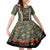 New Zealand and Australia ANZAC Day Family Matching Long Sleeve Bodycon Dress and Hawaiian Shirt Koala and Kiwi Bird Soldier Gallipoli Camouflage Style LT03 Daughter's Dress Green - Polynesian Pride