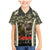 New Zealand and Australia ANZAC Day Family Matching Mermaid Dress and Hawaiian Shirt Koala and Kiwi Bird Soldier Gallipoli Camouflage Style LT03 Son's Shirt Green - Polynesian Pride