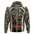 New Zealand and Australia ANZAC Day Hoodie Koala and Kiwi Bird Soldier Gallipoli Camouflage Style LT03 Zip Hoodie Green - Polynesian Pride