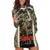 New Zealand and Australia ANZAC Day Hoodie Dress Koala and Kiwi Bird Soldier Gallipoli Camouflage Style LT03 Green - Polynesian Pride