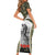 New Zealand and Australia ANZAC Day Short Sleeve Bodycon Dress Koala and Kiwi Bird Soldier Gallipoli Camouflage Style LT03 - Polynesian Pride