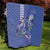 Hawaii Aloha Turtle Hibiscus and Leaves Quilt with Polynesian and Kakau Tattoos Denim Color - Polynesian Pride
