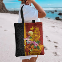 Papua New Guinea Independence Day Tote Bag Birds-of-Paradise Melanesian Tattoos Tropical Plants