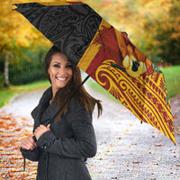 Papua New Guinea Independence Day Umbrella Birds-of-Paradise Melanesian Tattoos Tropical Plants