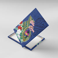 Guam Chamorro Canvas Wall Art Tribal Latte Stone and Seal Artwork Polynesian Patterns