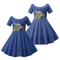 Guam Chamorro Family Matching Tank Maxi Dress and Hawaiian Shirt Tribal Latte Stone and Seal Artwork Polynesian Patterns