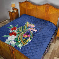 Guam Chamorro Quilt Tribal Latte Stone and Seal Artwork Polynesian Patterns