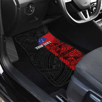 Personalised Samoa 685 Car Mats Siapo Pattern and Samoa Flag Design LT03 - Polynesian Pride