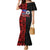 Personalised Samoa 685 Family Matching Mermaid Dress and Hawaiian Shirt Siapo Pattern and Samoa Flag Design