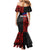 Personalised Samoa 685 Family Matching Mermaid Dress and Hawaiian Shirt Siapo Pattern and Samoa Flag Design