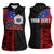 Personalised Samoa 685 Women Sleeveless Polo Shirt Siapo Pattern and Samoa Flag Design