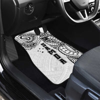 Samoa 685 Art Traditional Tattoo Pattern Car Mats White Color LT03 - Polynesian Pride