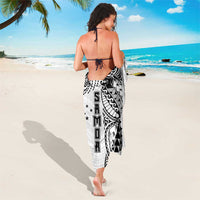 Samoa 685 Art Traditional Tattoo Pattern Sarong White Color