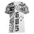Samoa 685 Art Traditional Tattoo Pattern Women V-Neck T-Shirt White Color