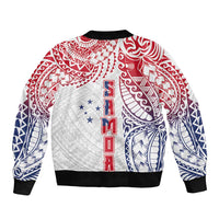 Samoa 685 Art Traditional Tattoo Pattern Bomber Jacket Gradient Color LT03 - Polynesian Pride