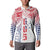 Samoa 685 Art Traditional Tattoo Pattern Button Sweatshirt Gradient Color