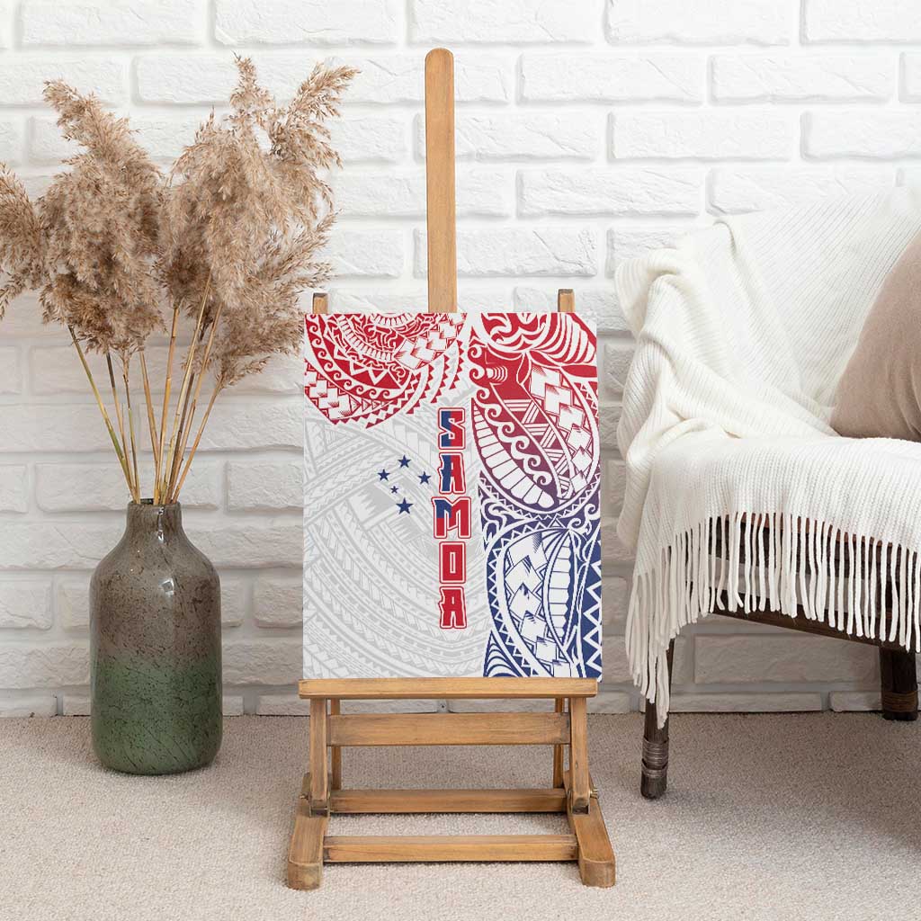 Samoa 685 Art Traditional Tattoo Pattern Canvas Wall Art Gradient Color LT03 - Polynesian Pride