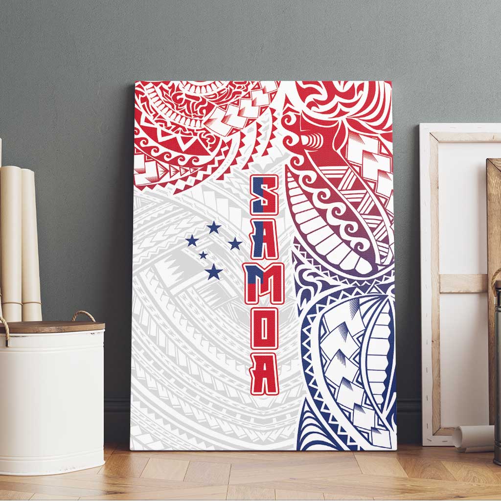 Samoa 685 Art Traditional Tattoo Pattern Canvas Wall Art Gradient Color LT03 - Polynesian Pride