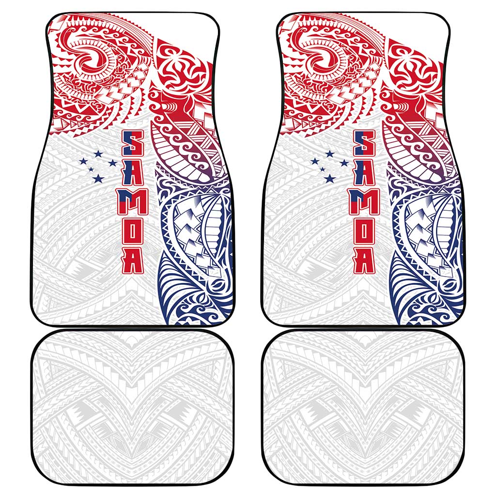 Samoa 685 Art Traditional Tattoo Pattern Car Mats Gradient Color LT03 - Polynesian Pride