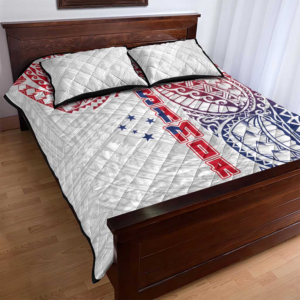 Samoa 685 Art Traditional Tattoo Pattern Quilt Bed Set Gradient Color LT03 - Polynesian Pride