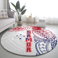 Samoa 685 Art Traditional Tattoo Pattern Round Carpet Gradient Color LT03 - Polynesian Pride
